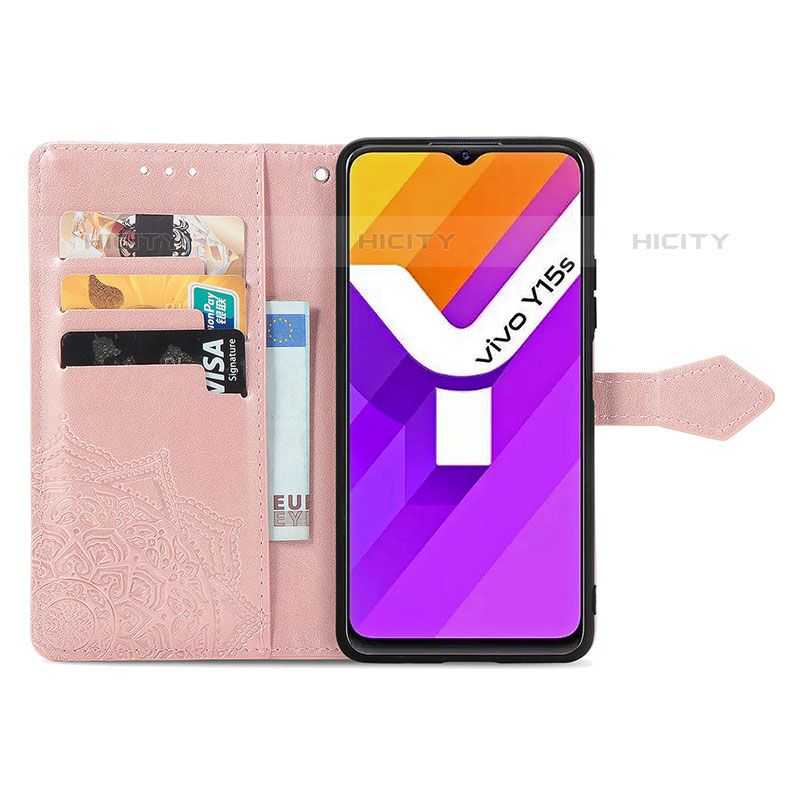 Coque Portefeuille Motif Fantaisie Livre Cuir Etui Clapet pour Vivo iQOO U5x Plus