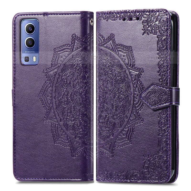 Coque Portefeuille Motif Fantaisie Livre Cuir Etui Clapet pour Vivo iQOO Z3 5G Plus