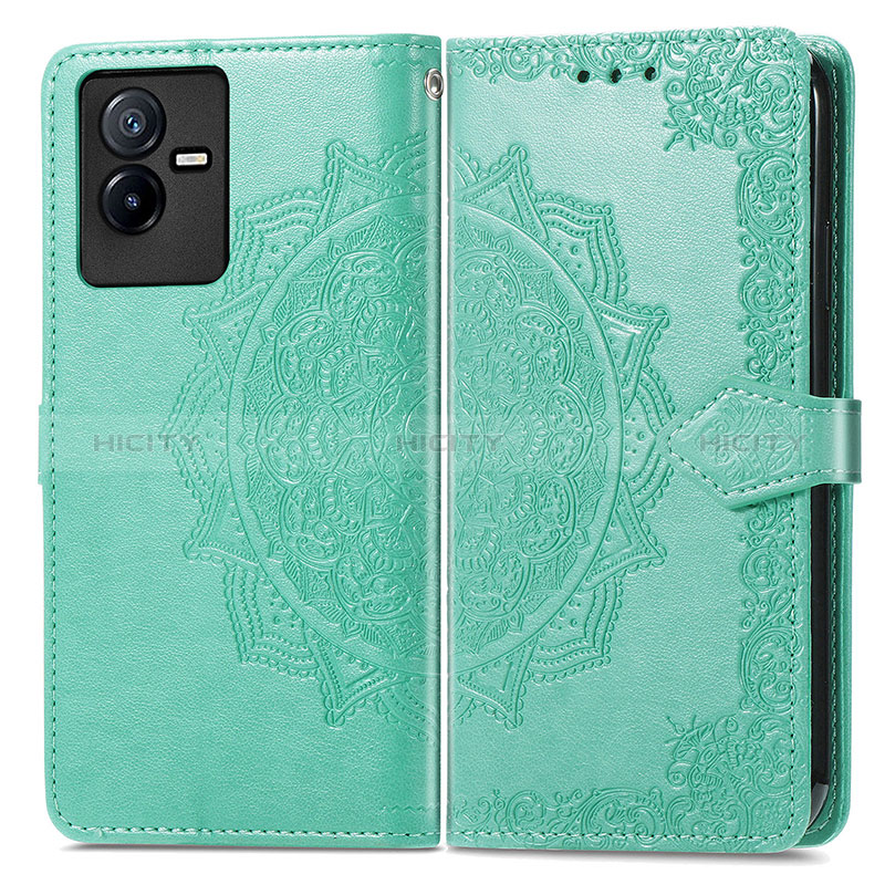 Coque Portefeuille Motif Fantaisie Livre Cuir Etui Clapet pour Vivo T2x 5G Plus