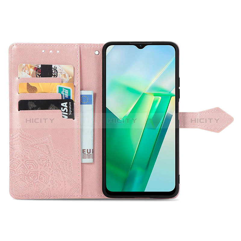 Coque Portefeuille Motif Fantaisie Livre Cuir Etui Clapet pour Vivo T2x 5G Plus