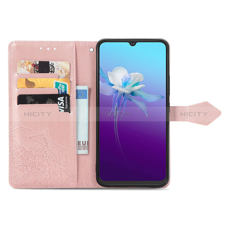 Coque Portefeuille Motif Fantaisie Livre Cuir Etui Clapet pour Vivo V20 Plus