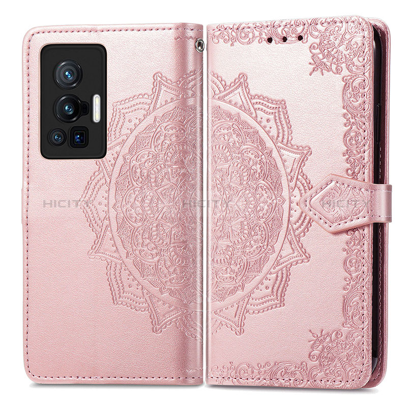 Coque Portefeuille Motif Fantaisie Livre Cuir Etui Clapet pour Vivo X70 Pro 5G Plus