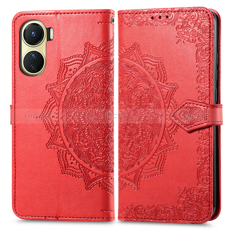 Coque Portefeuille Motif Fantaisie Livre Cuir Etui Clapet pour Vivo Y16 Plus