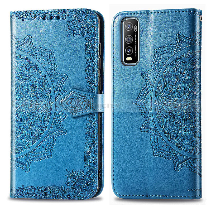 Coque Portefeuille Motif Fantaisie Livre Cuir Etui Clapet pour Vivo Y50t Plus