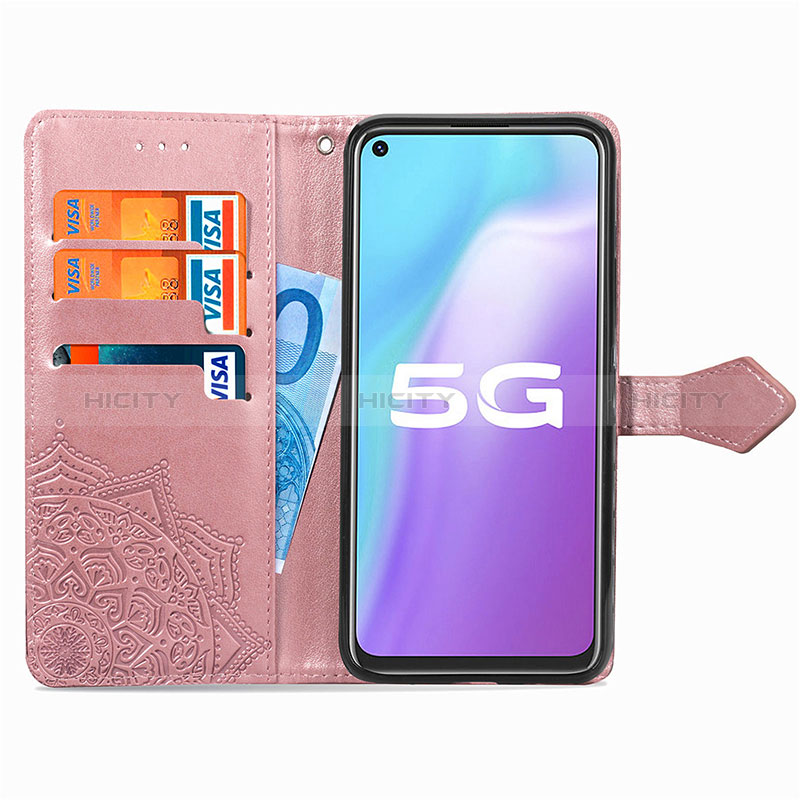 Coque Portefeuille Motif Fantaisie Livre Cuir Etui Clapet pour Vivo Y50t Plus