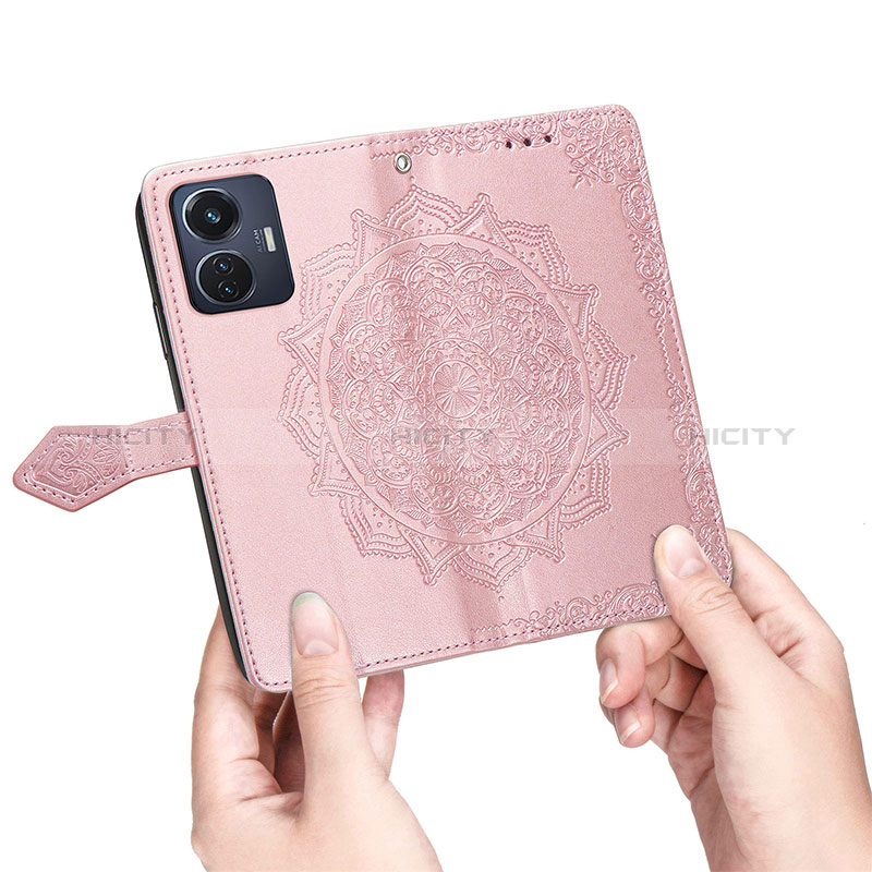 Coque Portefeuille Motif Fantaisie Livre Cuir Etui Clapet pour Vivo Y55 4G Plus