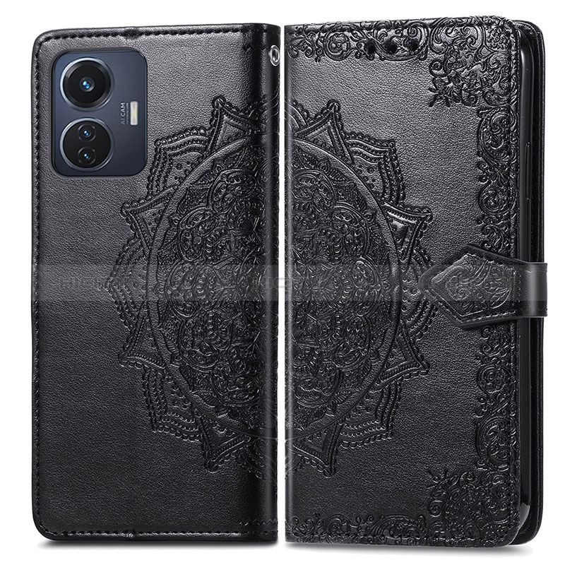 Coque Portefeuille Motif Fantaisie Livre Cuir Etui Clapet pour Vivo Y55 4G Plus