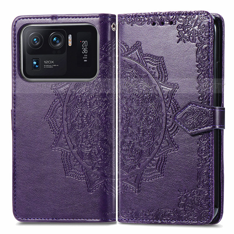 Coque Portefeuille Motif Fantaisie Livre Cuir Etui Clapet pour Xiaomi Mi 11 Ultra 5G Plus