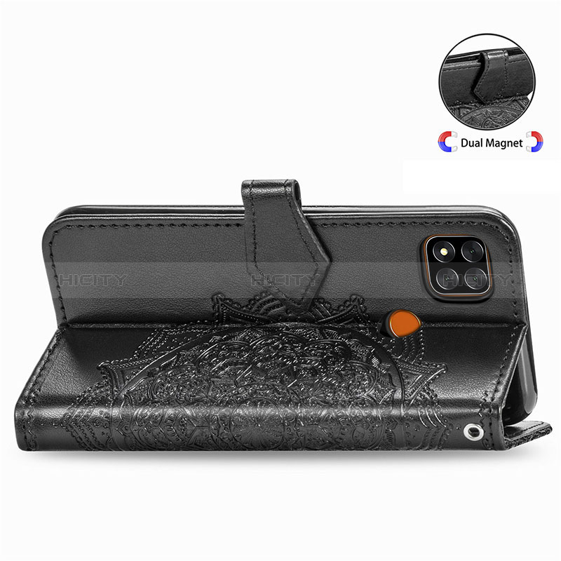 Coque Portefeuille Motif Fantaisie Livre Cuir Etui Clapet pour Xiaomi POCO C3 Plus