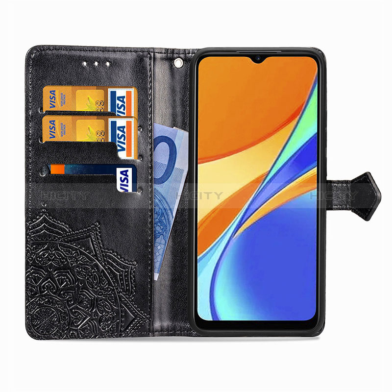 Coque Portefeuille Motif Fantaisie Livre Cuir Etui Clapet pour Xiaomi POCO C3 Plus