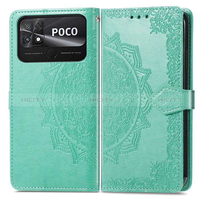 Coque Portefeuille Motif Fantaisie Livre Cuir Etui Clapet pour Xiaomi Poco C40 Plus