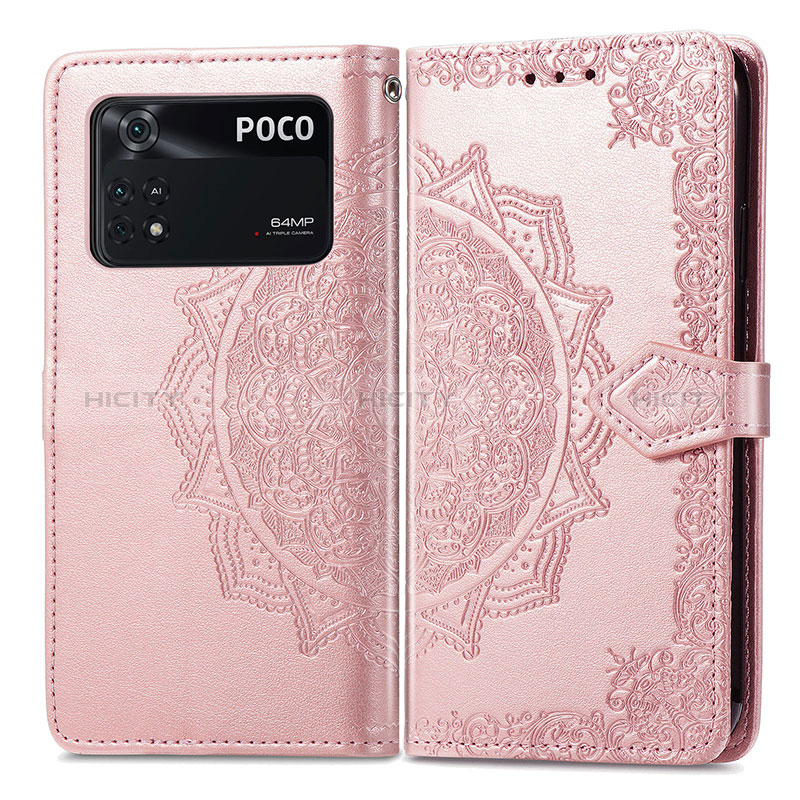 Coque Portefeuille Motif Fantaisie Livre Cuir Etui Clapet pour Xiaomi Poco M4 Pro 4G Plus