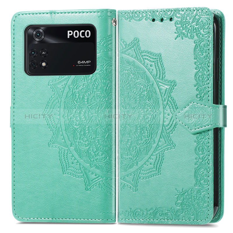 Coque Portefeuille Motif Fantaisie Livre Cuir Etui Clapet pour Xiaomi Poco M4 Pro 4G Plus