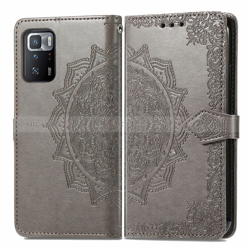 Coque Portefeuille Motif Fantaisie Livre Cuir Etui Clapet pour Xiaomi Poco X3 GT 5G Plus