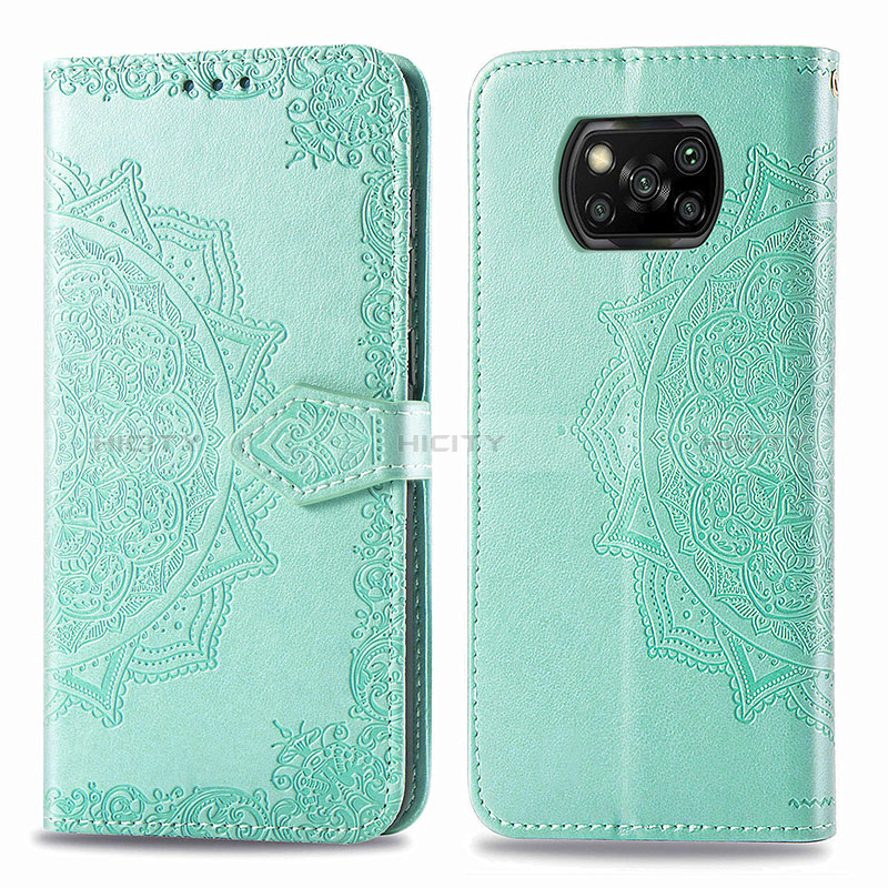 Coque Portefeuille Motif Fantaisie Livre Cuir Etui Clapet pour Xiaomi Poco X3 NFC Plus