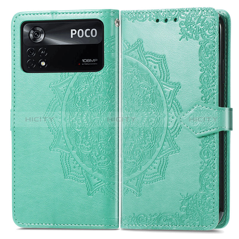 Coque Portefeuille Motif Fantaisie Livre Cuir Etui Clapet pour Xiaomi Poco X4 Pro 5G Plus