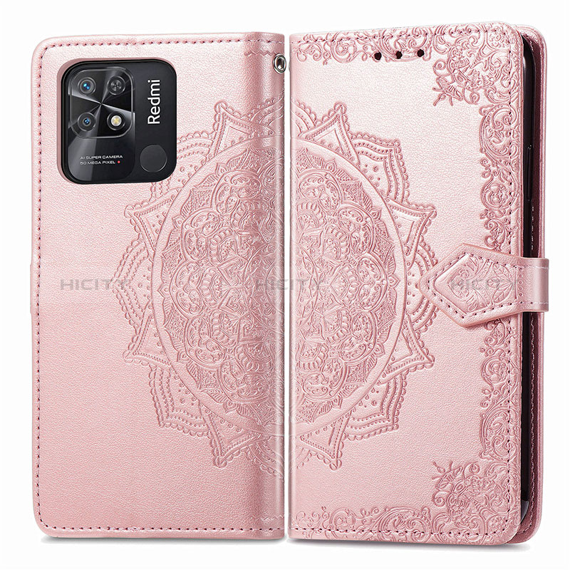 Coque Portefeuille Motif Fantaisie Livre Cuir Etui Clapet pour Xiaomi Redmi 10 India Plus