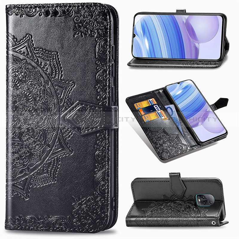 Coque Portefeuille Motif Fantaisie Livre Cuir Etui Clapet pour Xiaomi Redmi 10X 5G Plus