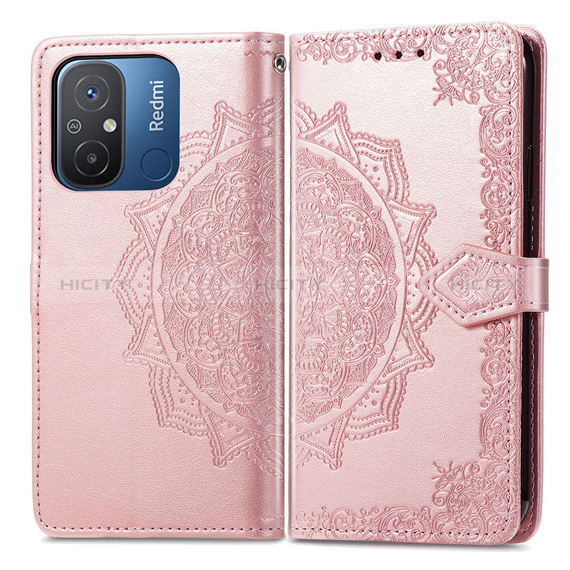 Coque Portefeuille Motif Fantaisie Livre Cuir Etui Clapet pour Xiaomi Redmi 11A 4G Plus