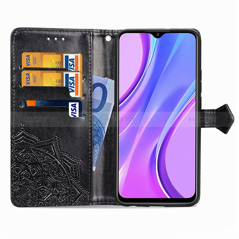 Coque Portefeuille Motif Fantaisie Livre Cuir Etui Clapet pour Xiaomi Redmi 9 Plus