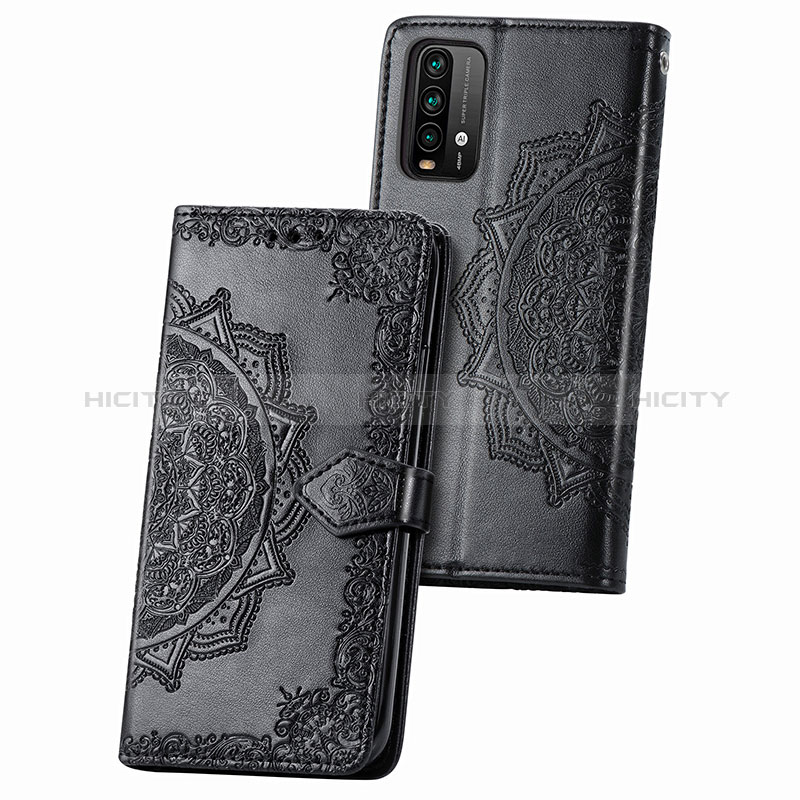 Coque Portefeuille Motif Fantaisie Livre Cuir Etui Clapet pour Xiaomi Redmi 9 Power Plus