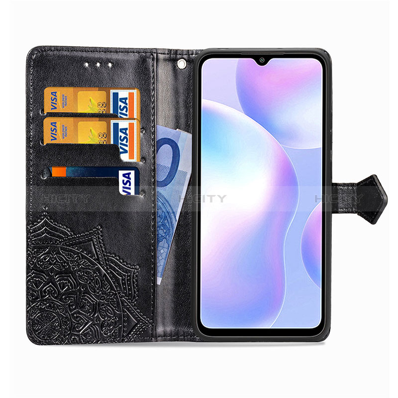 Coque Portefeuille Motif Fantaisie Livre Cuir Etui Clapet pour Xiaomi Redmi 9AT Plus