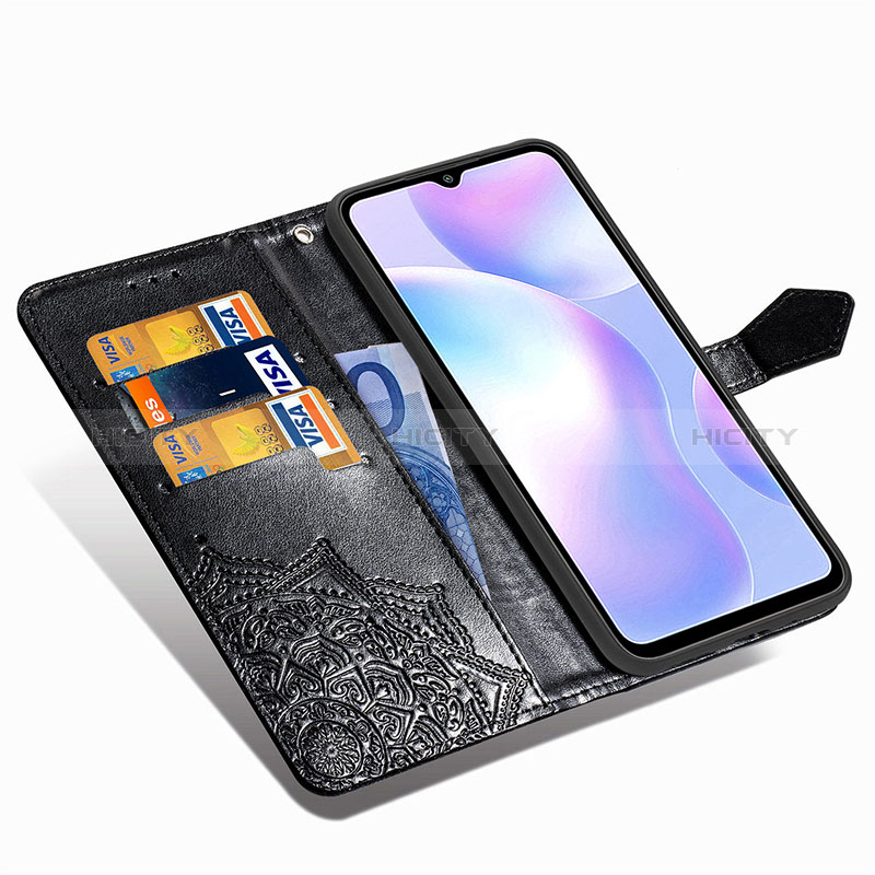 Coque Portefeuille Motif Fantaisie Livre Cuir Etui Clapet pour Xiaomi Redmi 9i Plus