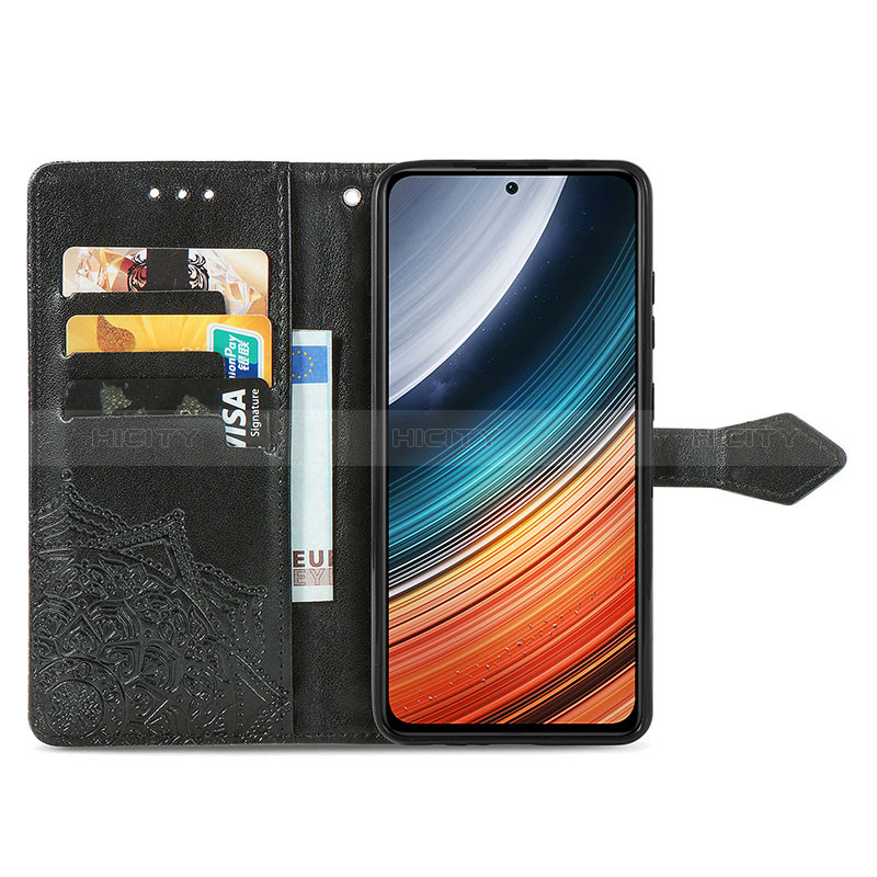 Coque Portefeuille Motif Fantaisie Livre Cuir Etui Clapet pour Xiaomi Redmi K40S 5G Plus