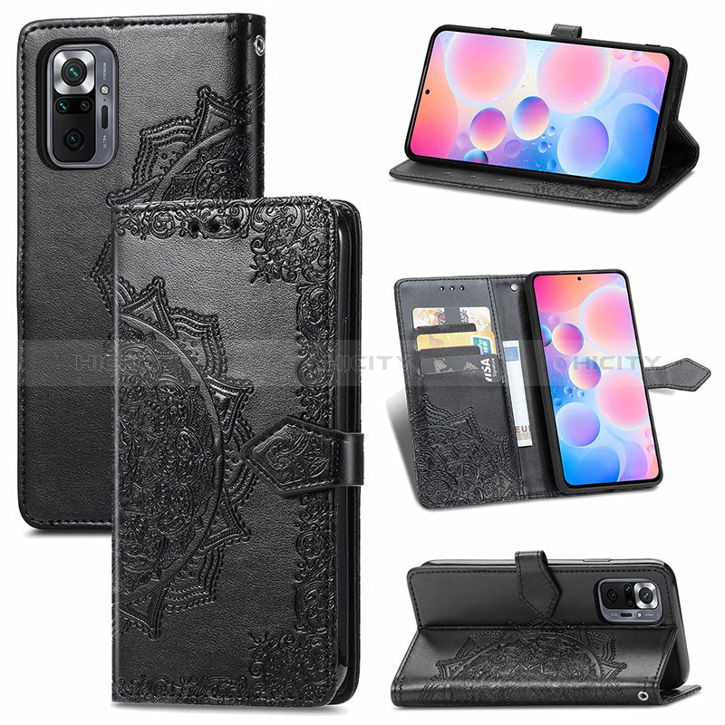 Coque Portefeuille Motif Fantaisie Livre Cuir Etui Clapet pour Xiaomi Redmi Note 10 Pro Max Plus