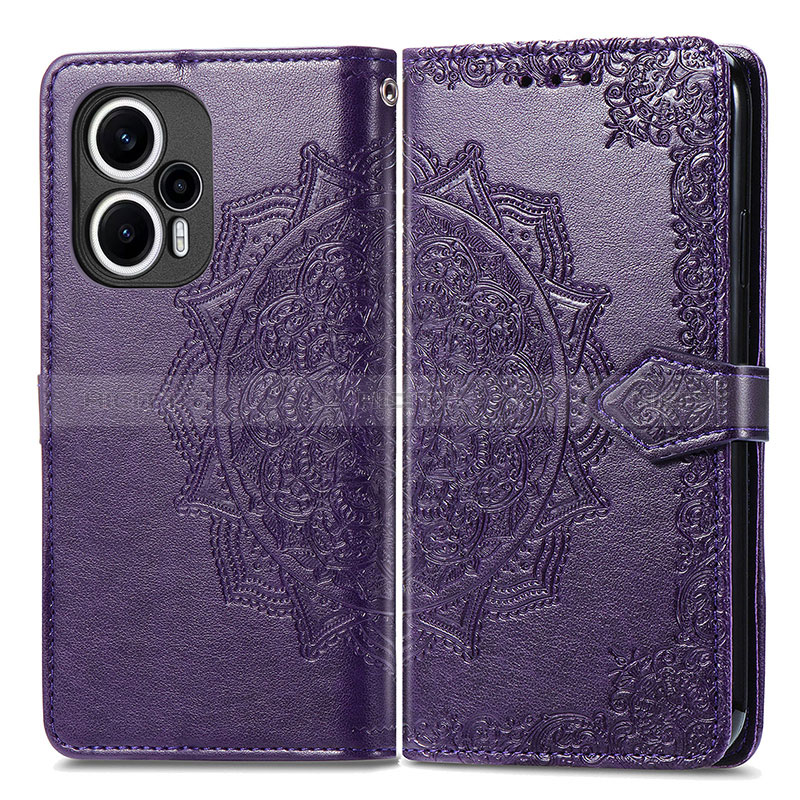 Coque Portefeuille Motif Fantaisie Livre Cuir Etui Clapet pour Xiaomi Redmi Note 12 Turbo 5G Plus