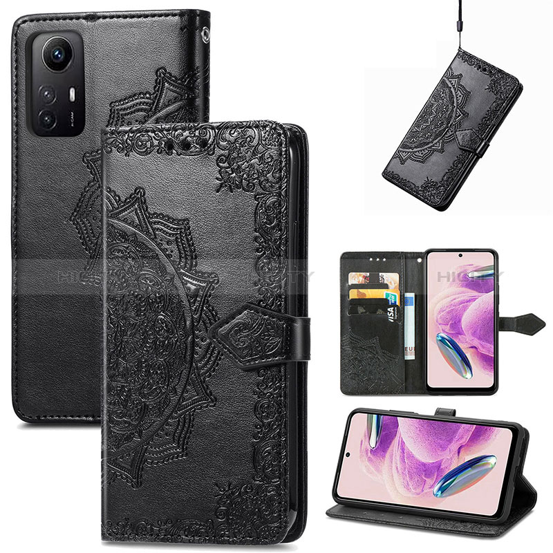 Coque Portefeuille Motif Fantaisie Livre Cuir Etui Clapet pour Xiaomi Redmi Note 12S Plus