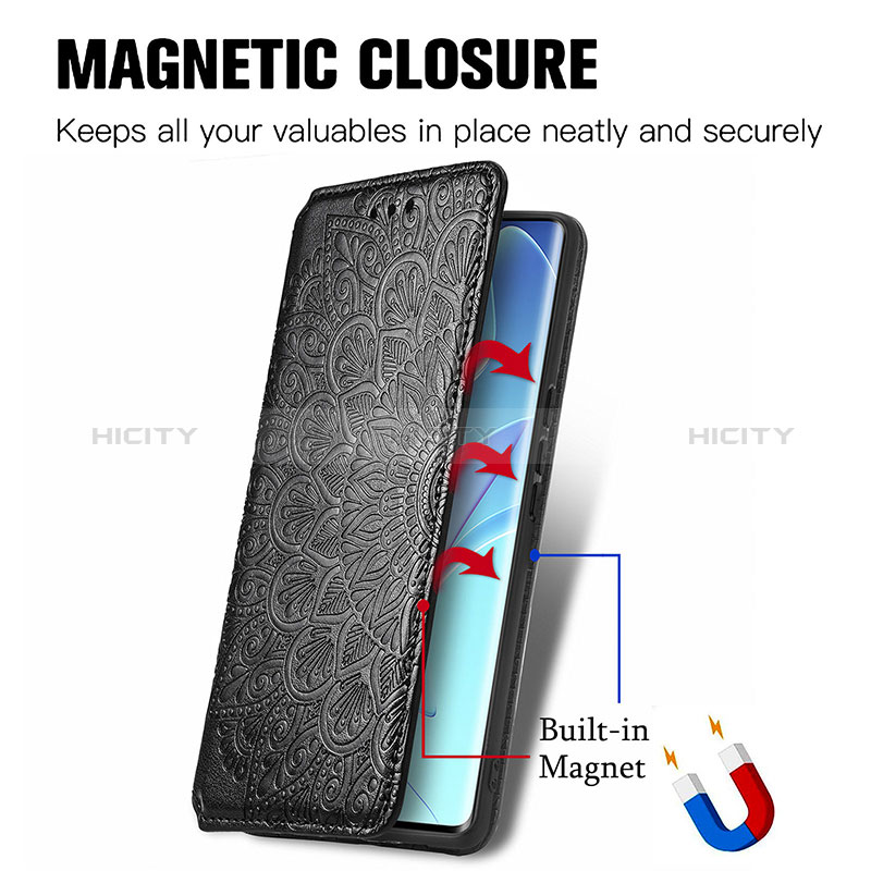 Coque Portefeuille Motif Fantaisie Livre Cuir Etui Clapet S01D pour Huawei Honor 60 Pro 5G Plus