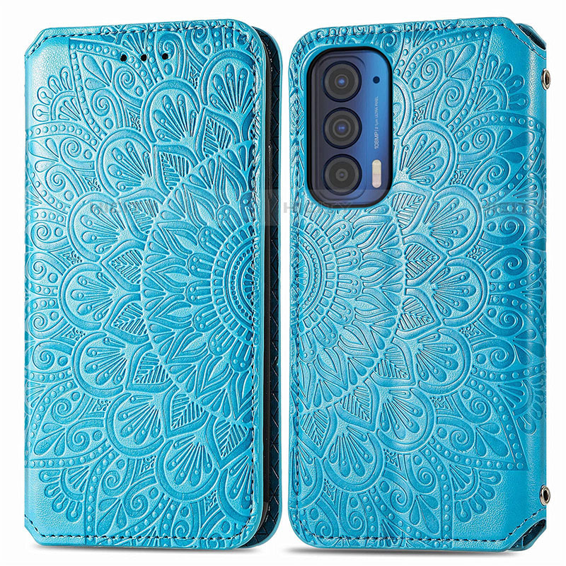 Coque Portefeuille Motif Fantaisie Livre Cuir Etui Clapet S01D pour Motorola Moto Edge (2021) 5G Plus