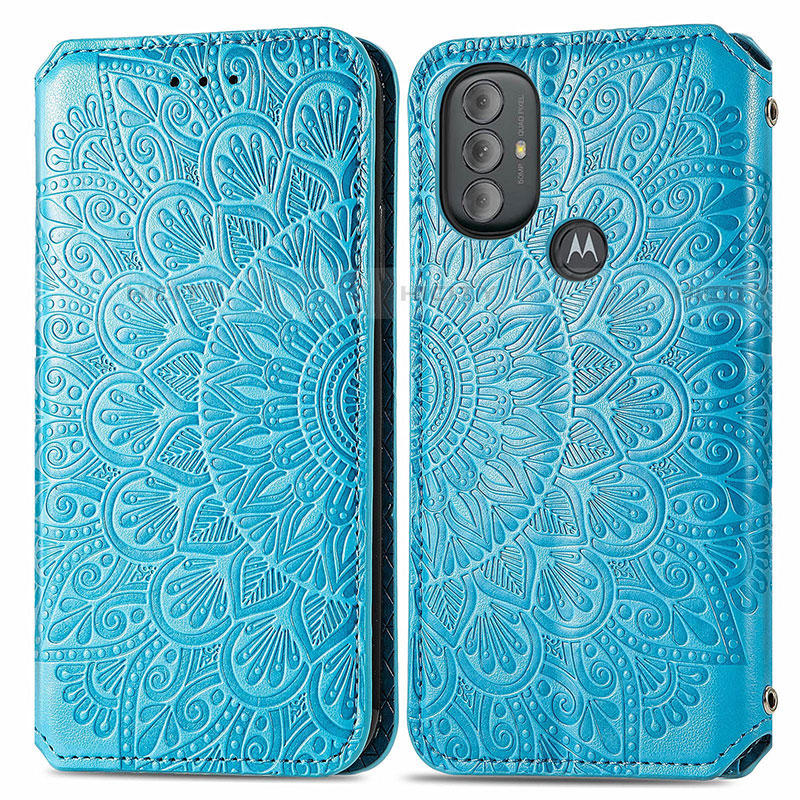 Coque Portefeuille Motif Fantaisie Livre Cuir Etui Clapet S01D pour Motorola Moto G Play (2023) Plus