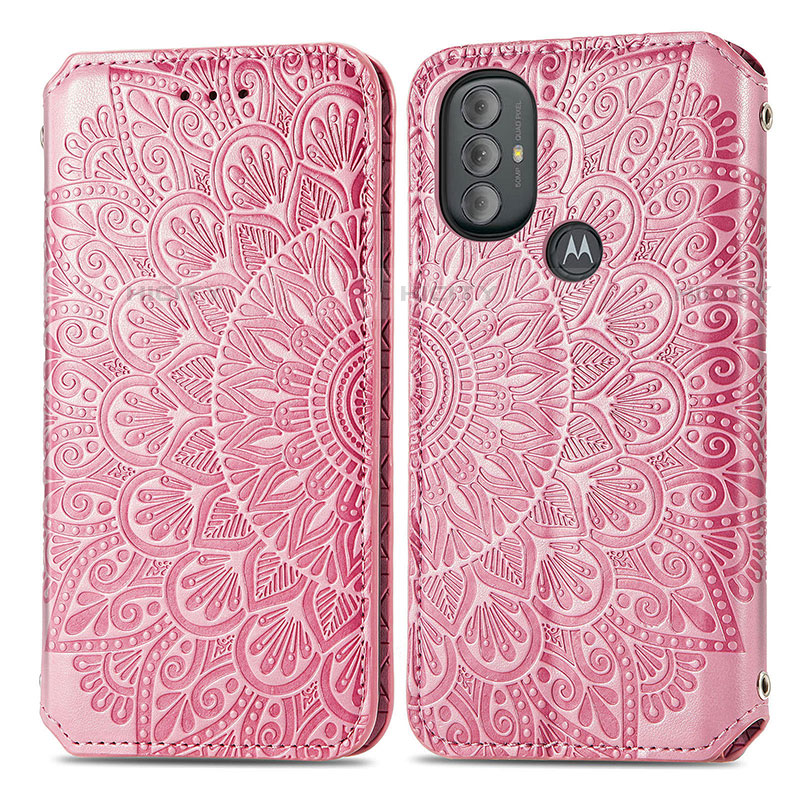 Coque Portefeuille Motif Fantaisie Livre Cuir Etui Clapet S01D pour Motorola Moto G Power (2022) Plus