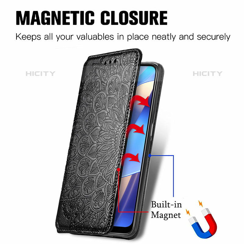 Coque Portefeuille Motif Fantaisie Livre Cuir Etui Clapet S01D pour Oppo A54s Plus