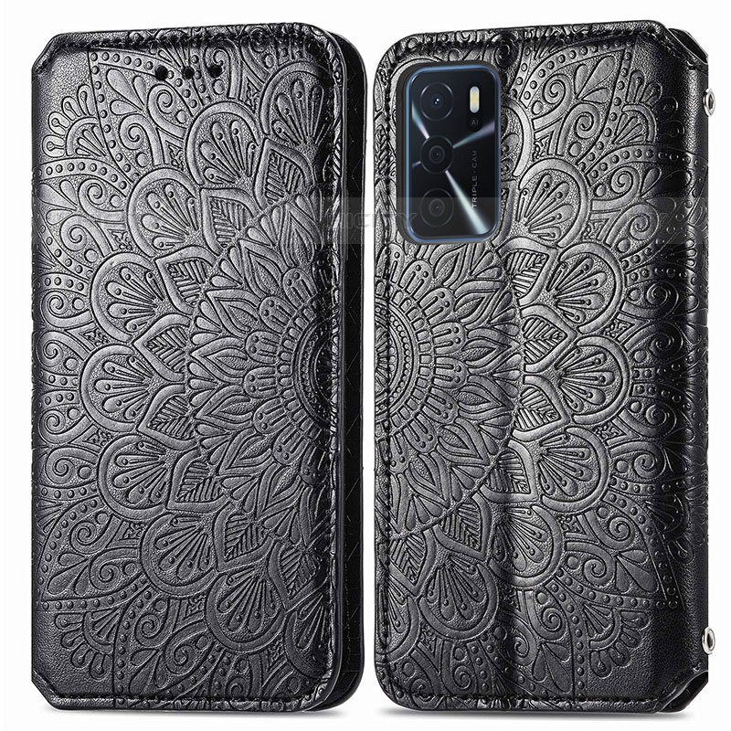 Coque Portefeuille Motif Fantaisie Livre Cuir Etui Clapet S01D pour Oppo A54s Plus