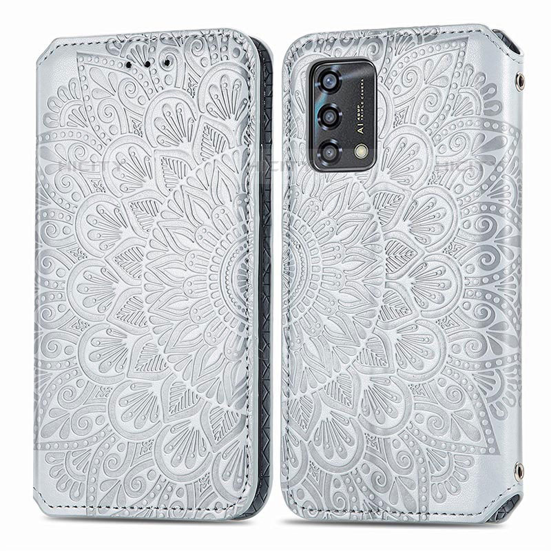 Coque Portefeuille Motif Fantaisie Livre Cuir Etui Clapet S01D pour Oppo A74 4G Plus