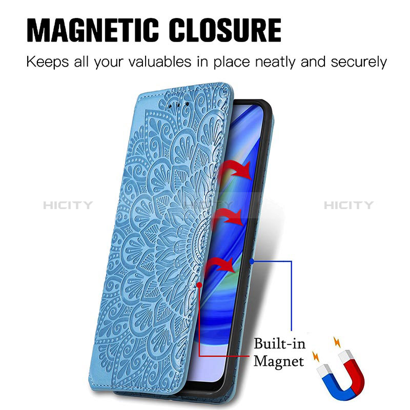 Coque Portefeuille Motif Fantaisie Livre Cuir Etui Clapet S01D pour Oppo A95 4G Plus