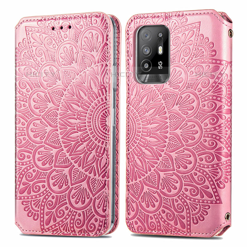 Coque Portefeuille Motif Fantaisie Livre Cuir Etui Clapet S01D pour Oppo A95 5G Plus