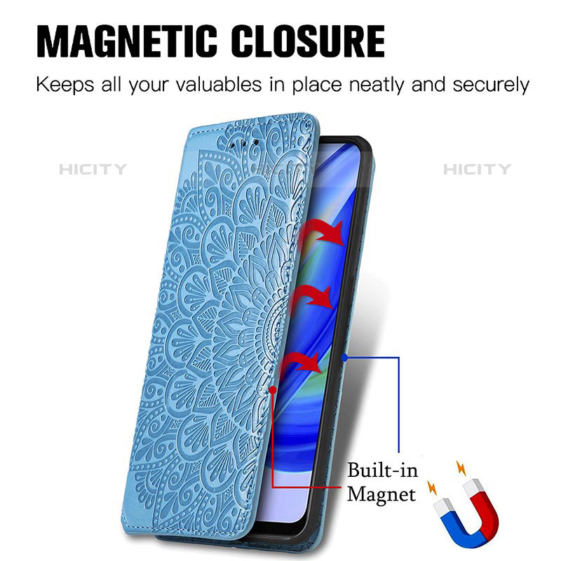 Coque Portefeuille Motif Fantaisie Livre Cuir Etui Clapet S01D pour Oppo Reno6 Lite Plus