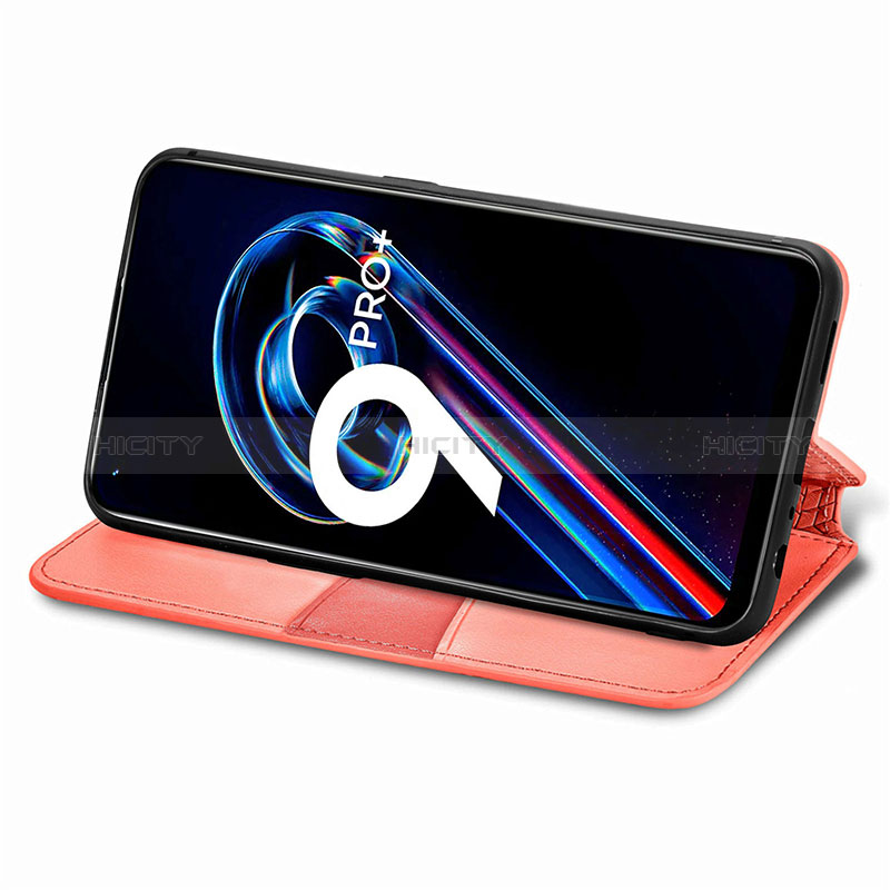 Coque Portefeuille Motif Fantaisie Livre Cuir Etui Clapet S01D pour Realme 9 4G Plus