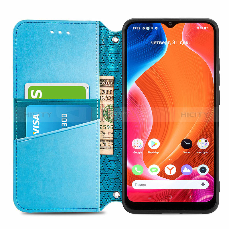 Coque Portefeuille Motif Fantaisie Livre Cuir Etui Clapet S01D pour Realme Narzo 50i Plus