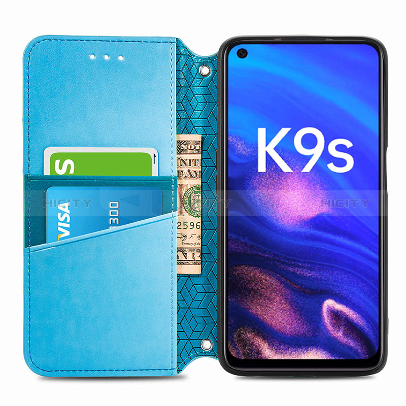 Coque Portefeuille Motif Fantaisie Livre Cuir Etui Clapet S01D pour Realme Q3s 5G Plus