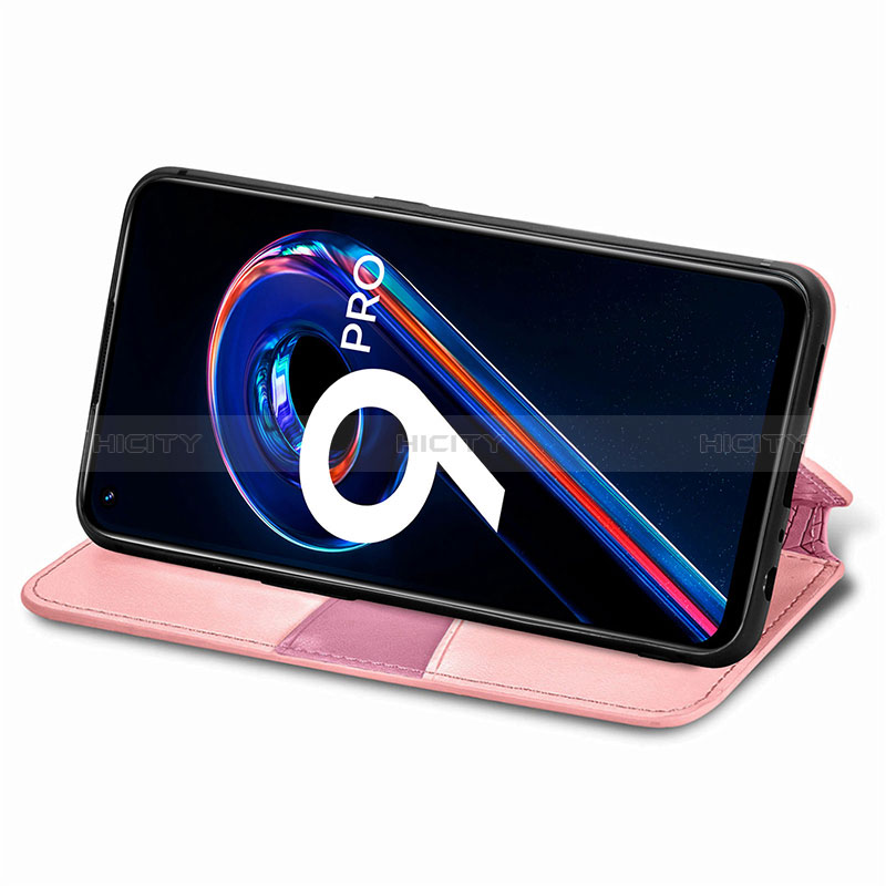 Coque Portefeuille Motif Fantaisie Livre Cuir Etui Clapet S01D pour Realme V25 5G Plus