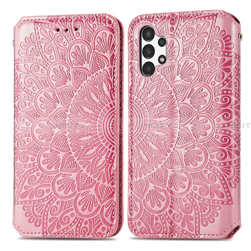 Coque Portefeuille Motif Fantaisie Livre Cuir Etui Clapet S01D pour Samsung Galaxy A13 4G Plus