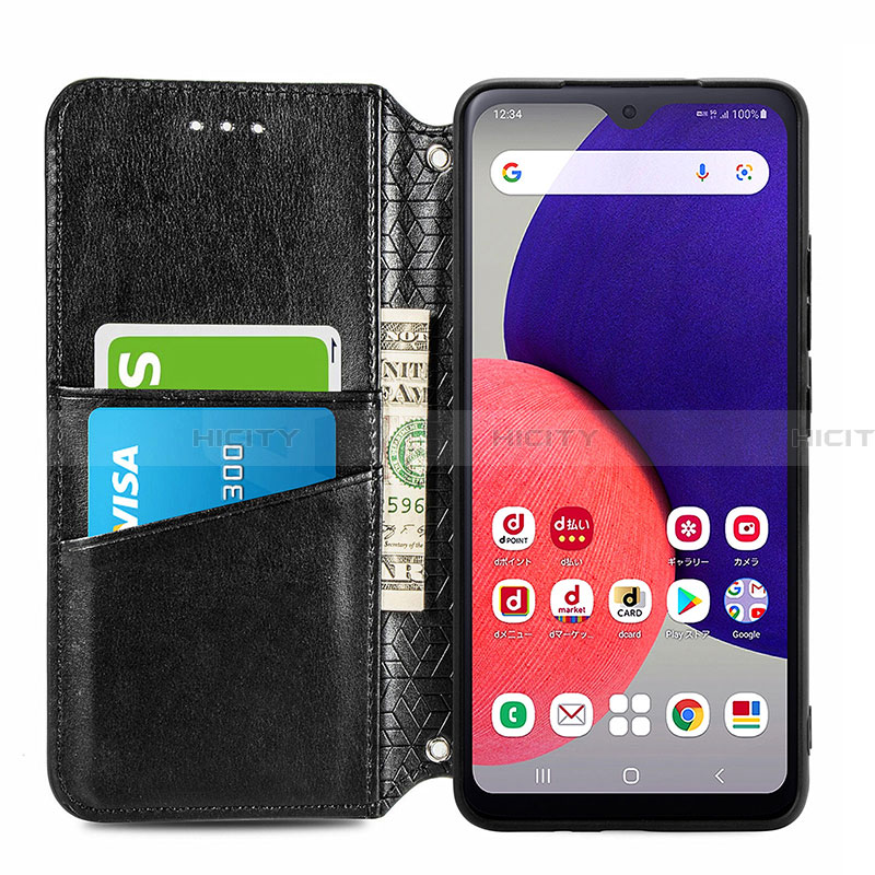 Coque Portefeuille Motif Fantaisie Livre Cuir Etui Clapet S01D pour Samsung Galaxy A22 5G SC-56B Plus