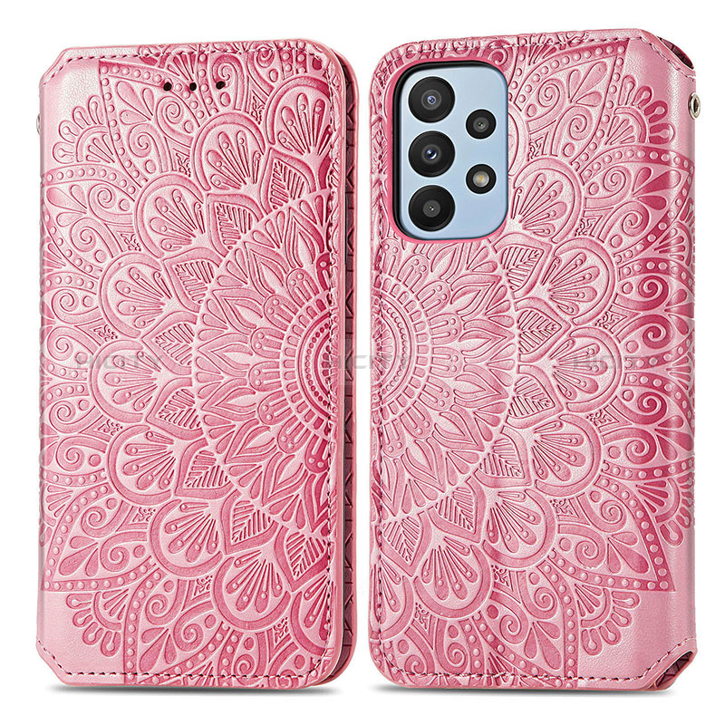 Coque Portefeuille Motif Fantaisie Livre Cuir Etui Clapet S01D pour Samsung Galaxy A23 5G Plus