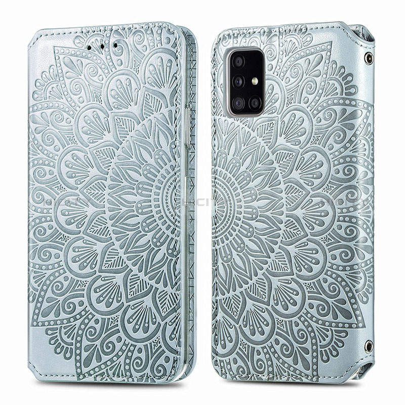 Coque Portefeuille Motif Fantaisie Livre Cuir Etui Clapet S01D pour Samsung Galaxy A51 4G Plus