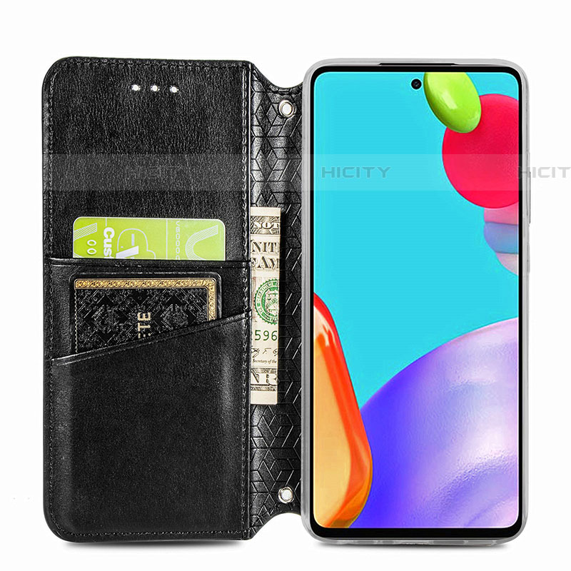 Coque Portefeuille Motif Fantaisie Livre Cuir Etui Clapet S01D pour Samsung Galaxy A52 4G Plus